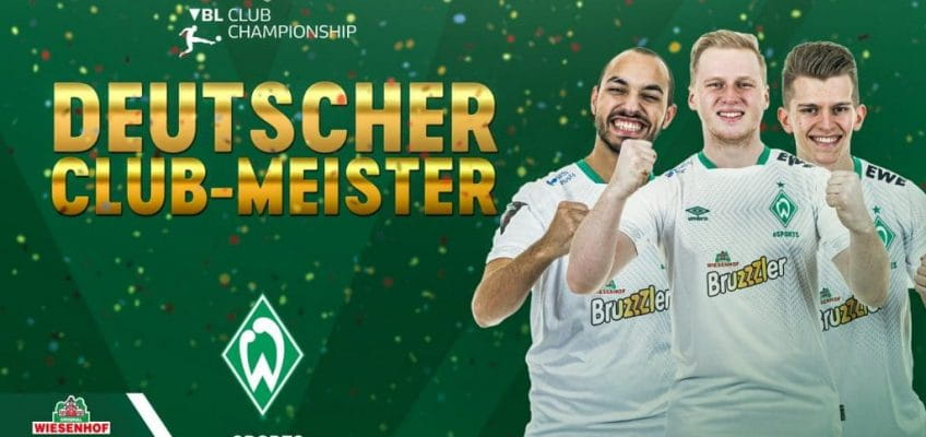 Werder Bremen sichert sich den Klub-Meistertitel in der Virtuellen Bundesliga